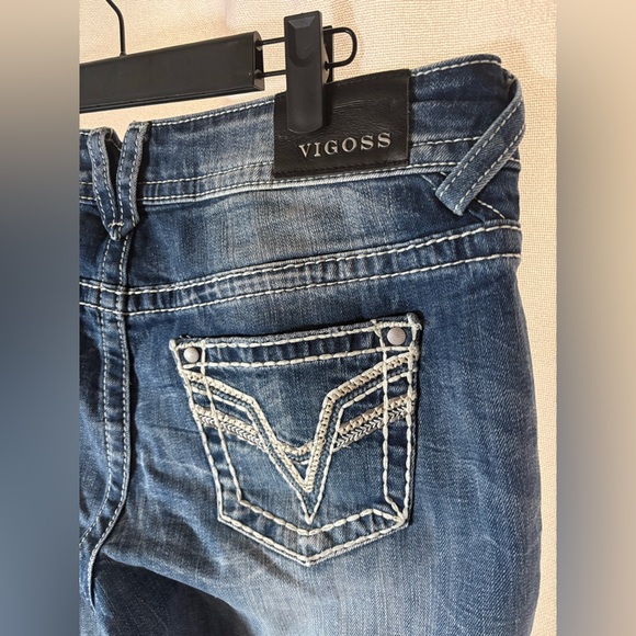 Vigoss Chelsea Boyfriend Jeans Plus 13 14 Length 25 EUC - Picture 5 of 11